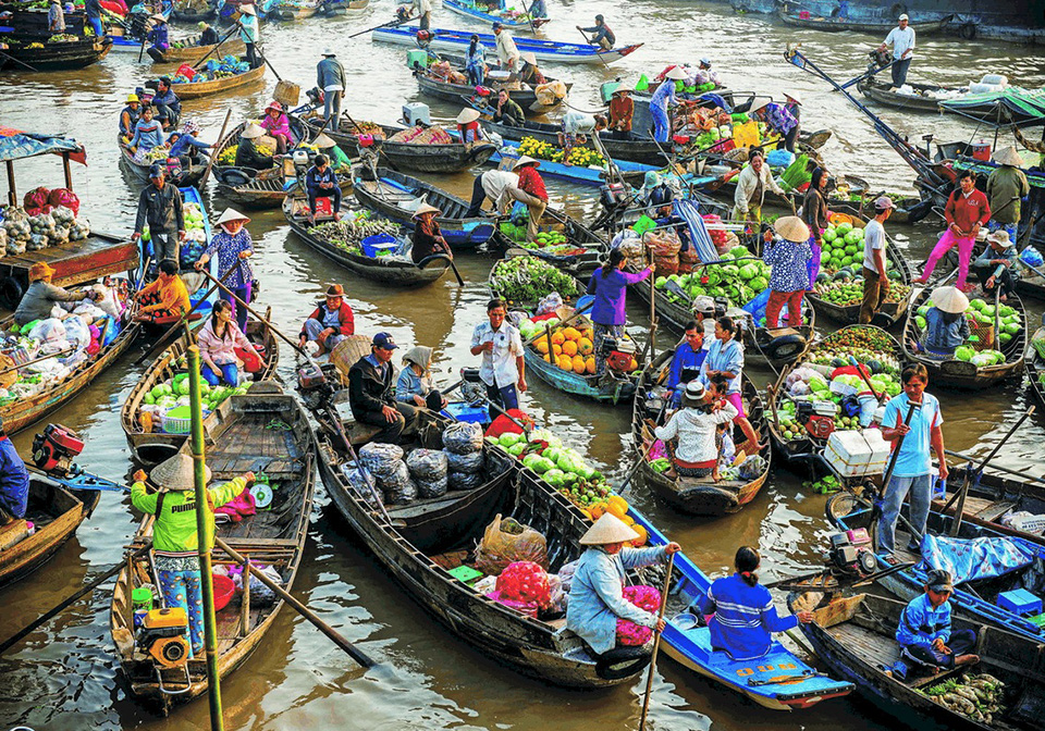 Cai Rang Floating market