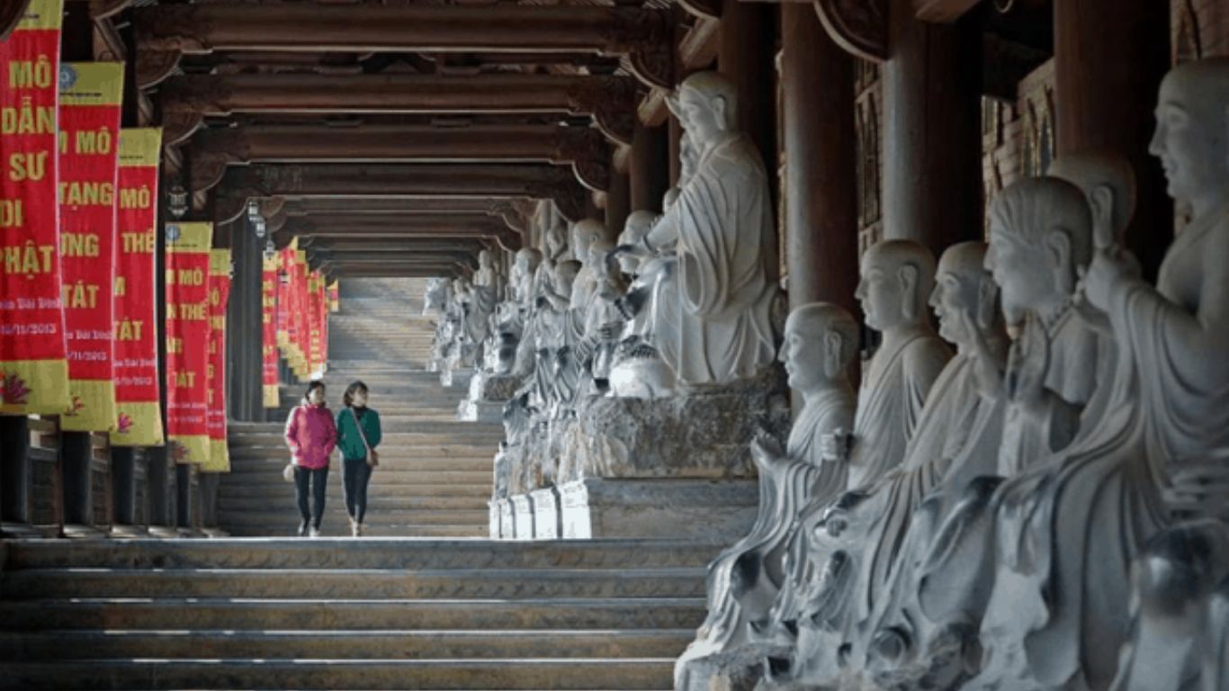 Inside Bai Dinh Pagoda