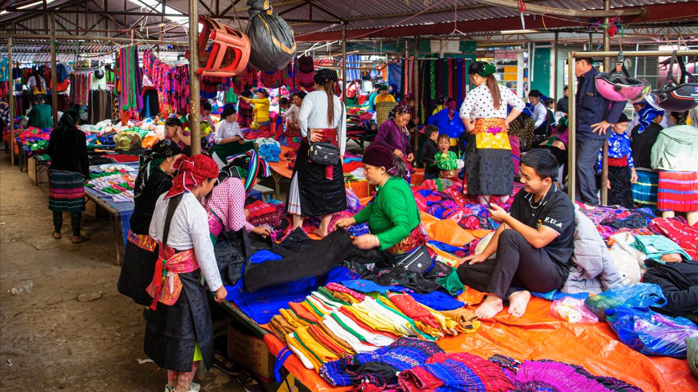 Dong Van local market