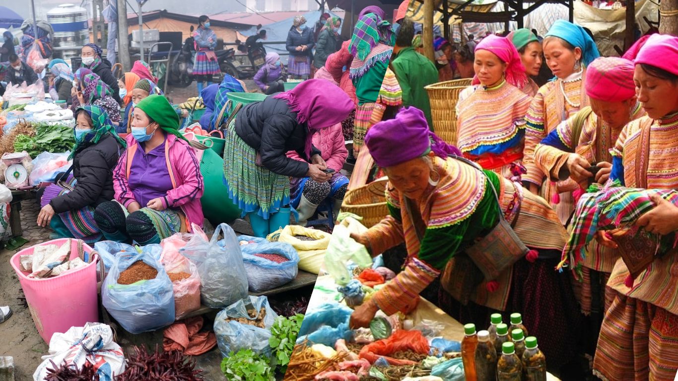 Bac Ha market