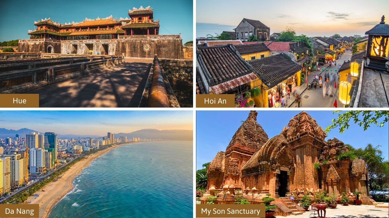 Hue, Hoi An, Da Nang, My Son Sanctuary