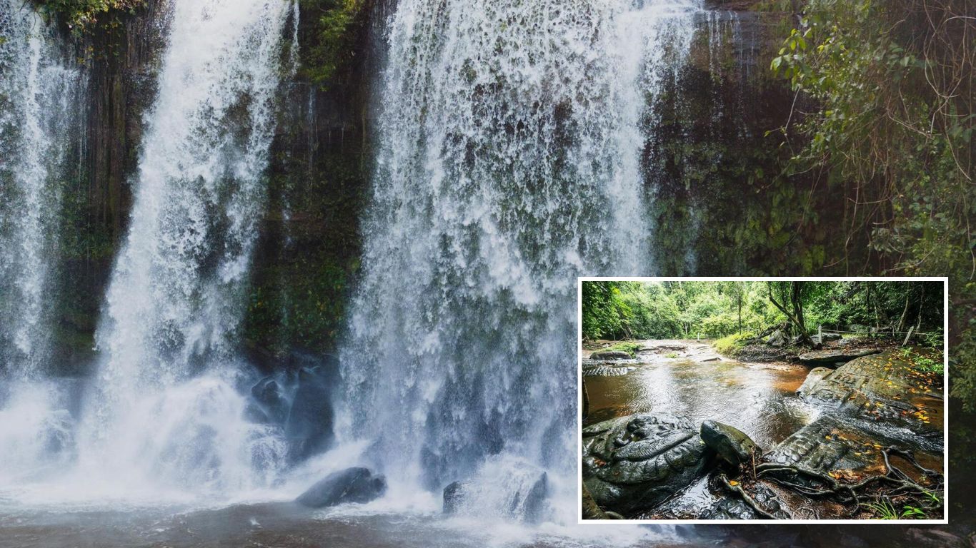 Phnom Kulen waterfall