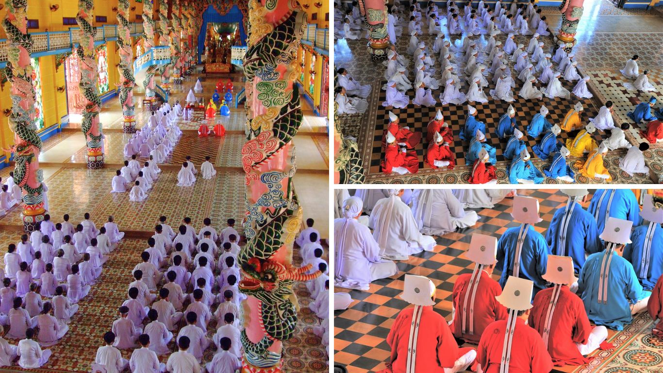 The Noon Ceremony at Cao Dai Temple
