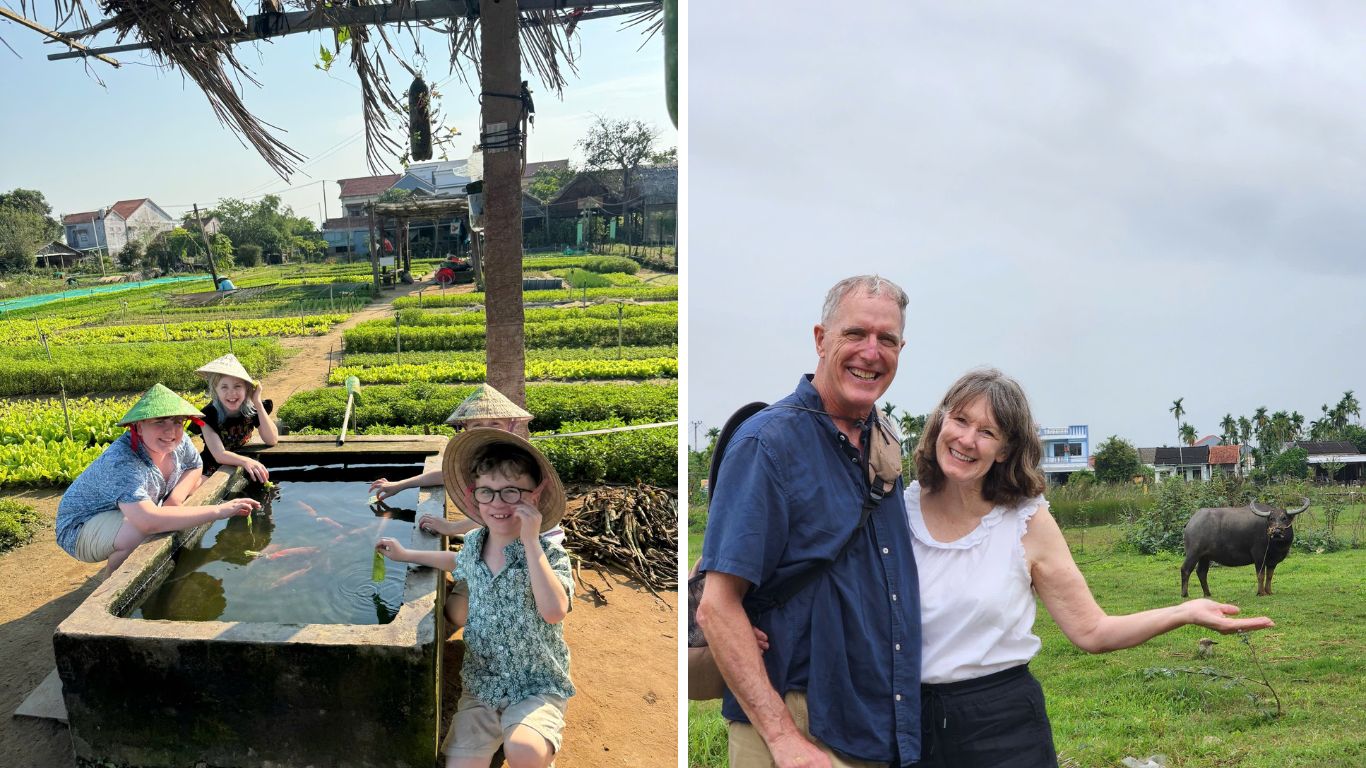 Tra Que Vegetable Village countryside Hoi An July rice fields