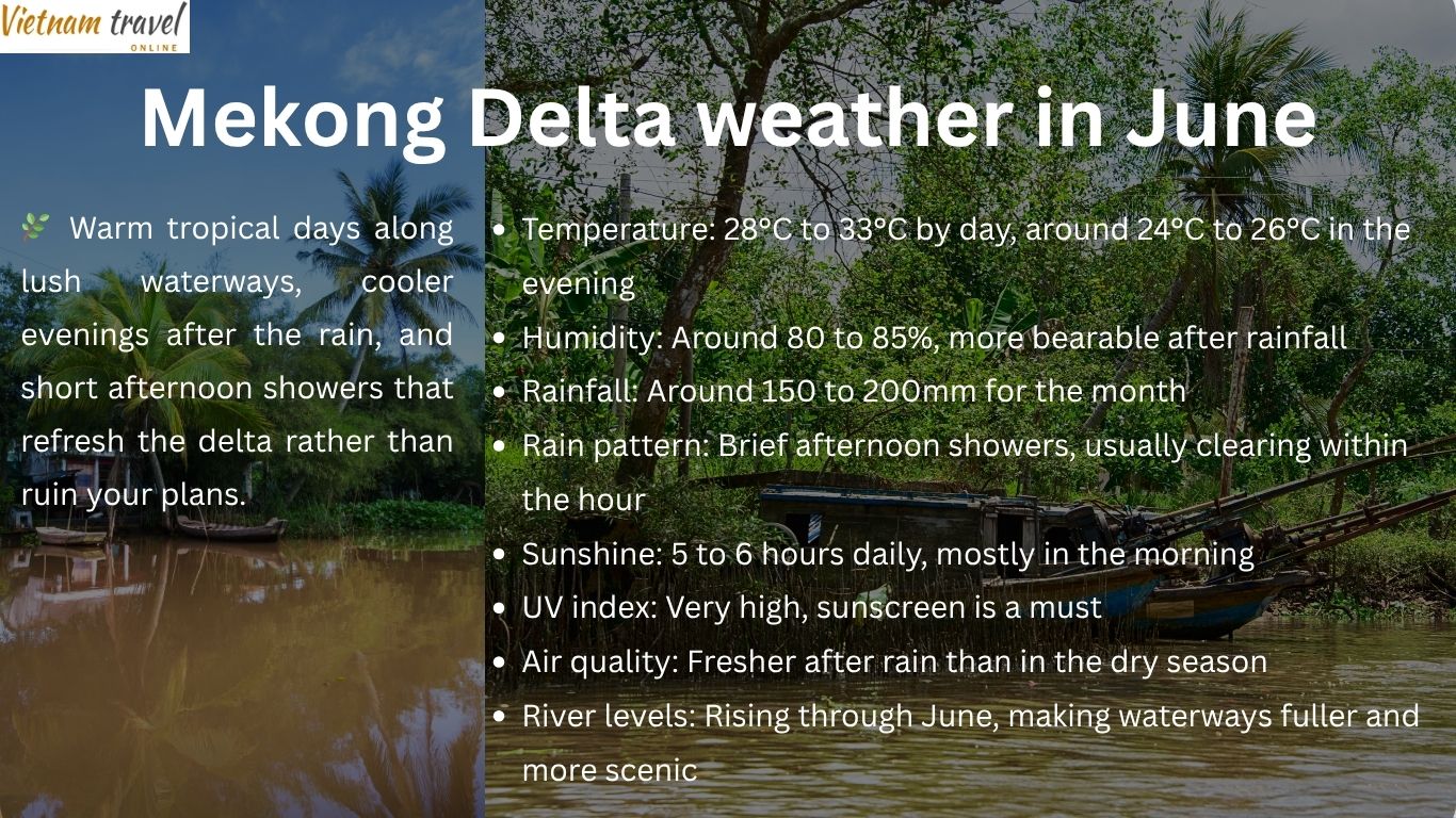 Mekong Delta weather in June
