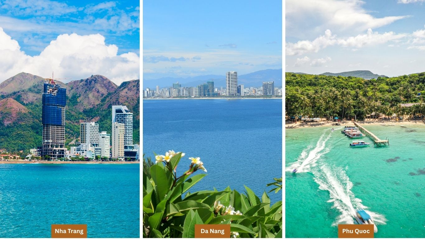 Nha Trang Da Nang and Phu Quoc beach comparison best time to visit Vietnam coastal destinations
