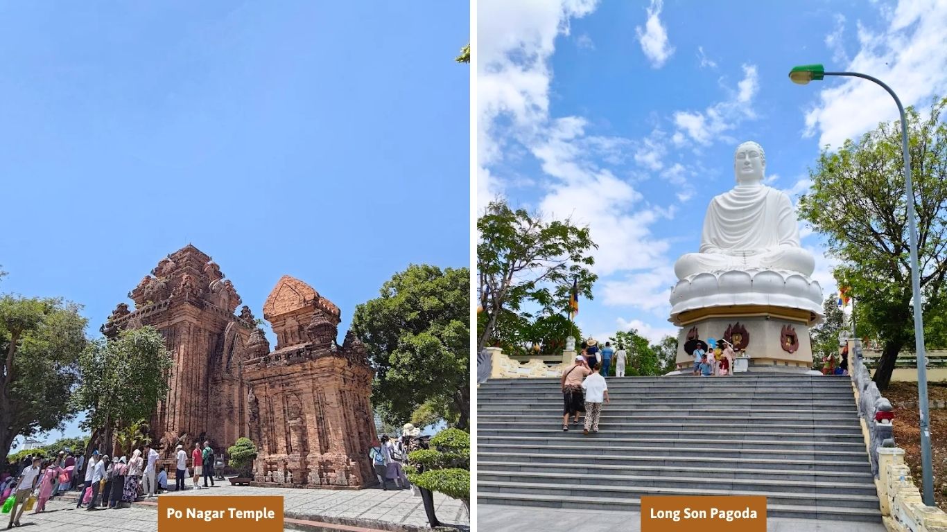 Po Nagar Cham Towers and Long Son Pagoda Nha Trang 3 day tour cultural attractions in May