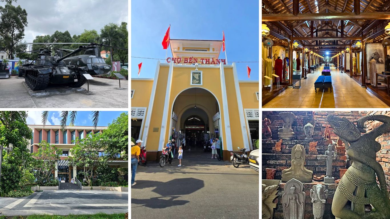 Things to do in Ho Chi Minh City in July including museums, Ben Thanh Market and historical attractions