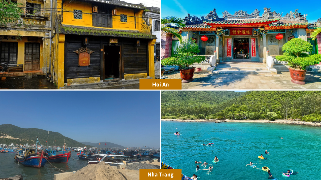 Culture vs Coastal - Hoi An vs Nha Trang